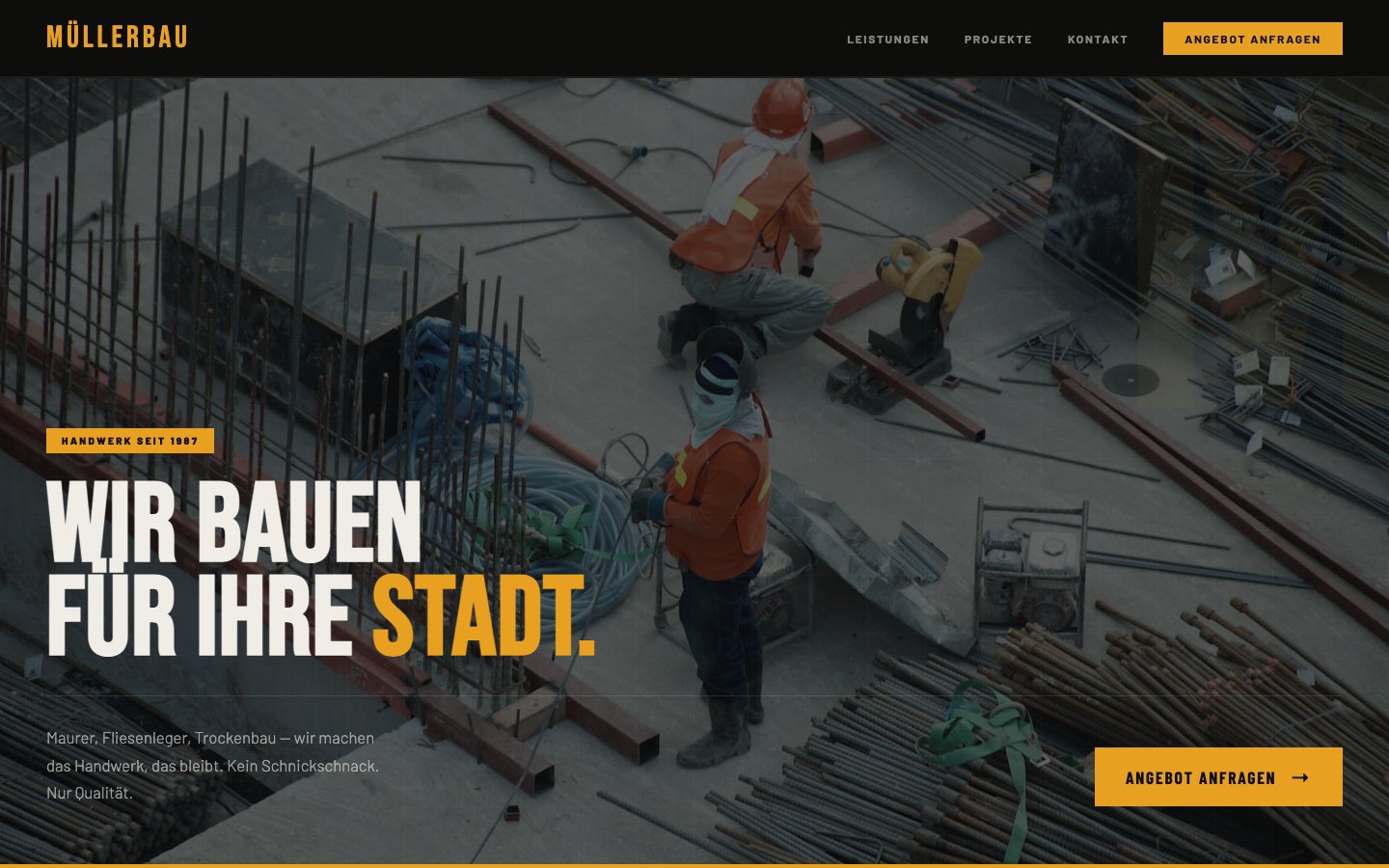Handwerk Mockup