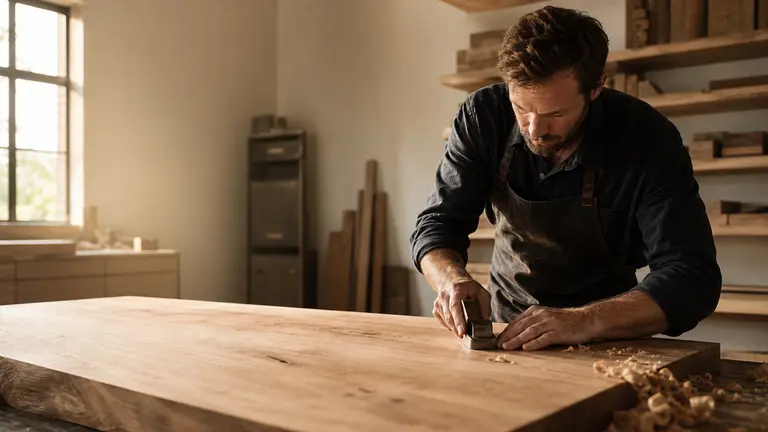 Nachher: fertige Arbeit in der Werkstatt