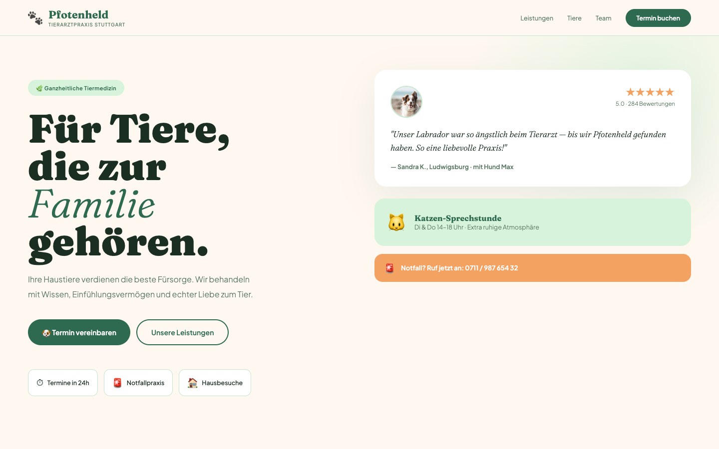 Tierarzt Mockup